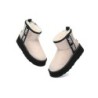 Ugg bottes imperméable en laine enduite plate forme classique crème