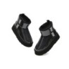 Ugg bottes imperméable en laine enduite plate forme classique noir