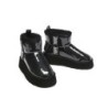 Ugg bottes imperméable en laine enduite plate forme classique noir