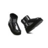 Ugg bottes imperméable en laine enduite plate forme classique noir