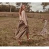 Ugg bottes à nœud unique en laine de mouton pour femmes marron
