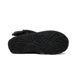 Ugg bottes à nœud unique en laine de mouton pour femmes noir