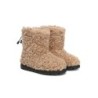 Ugg bottes enfants en peau de mouton laine pullover Peggy marron