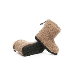 Ugg bottes enfants en peau de mouton laine pullover Peggy marron