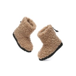 Ugg bottes enfants en peau de mouton laine pullover Peggy marron