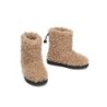 Ugg bottes enfants en peau de mouton laine pullover Peggy marron