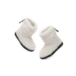 Ugg bottes enfants en peau de mouton laine pullover Peggy Couleur beige
