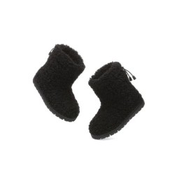 Ugg bottes enfants en peau de mouton laine pullover Peggy Noir