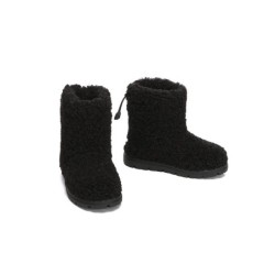 Ugg bottes enfants en peau de mouton laine pullover Peggy Noir