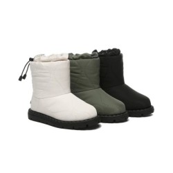 UGG Enfants en peau de mouton laine imperméable cordon sonita Blanc