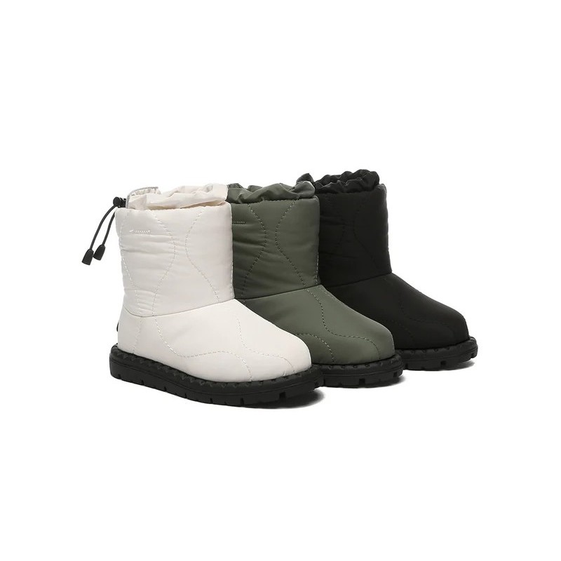 UGG Enfants en peau de mouton laine imperméable cordon sonita Blanc