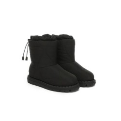 UGG Enfants en peau de mouton laine imperméable cordon sonita noir