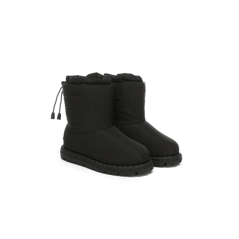 UGG Enfants en peau de mouton laine imperméable cordon sonita noir