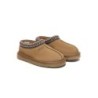 UGG Enfants pantoufles en peau de mouton laine cheville tazzy Châtaigne