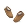 UGG Enfants pantoufles en peau de mouton laine cheville tazzy Châtaigne