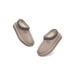 UGG Enfants pantoufles en peau de mouton laine cheville tazzy Sable