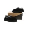 UGG Enfants pantoufles en peau de mouton laine cheville tazzy Noir