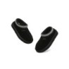 UGG Enfants pantoufles en peau de mouton laine cheville tazzy Noir