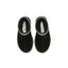 UGG Enfants pantoufles en peau de mouton laine cheville tazzy Noir