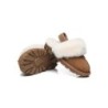 UGG Enfants pantoufles à bretelles en laine de mouton Suzie Châtaigne