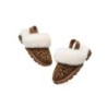UGG Enfants pantoufles à bretelles en laine de mouton Suzie Le léopard