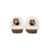 UGG Enfants pantoufles à bretelles en laine de mouton Suzie Le léopard