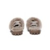 UGG Enfants pantoufles à bretelles en laine de mouton Suzie Noisettes
