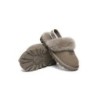 UGG Enfants pantoufles à bretelles en laine de mouton Suzie Olive