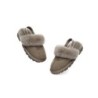 UGG Enfants pantoufles à bretelles en laine de mouton Suzie Olive