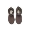 Ugg double face en peau de mouton laine cheville Mini Classic Boots chocolat