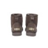 Ugg double face en peau de mouton laine cheville Mini Classic Boots chocolat