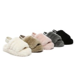 UGG Enfants Sling glissière moelleuse rose