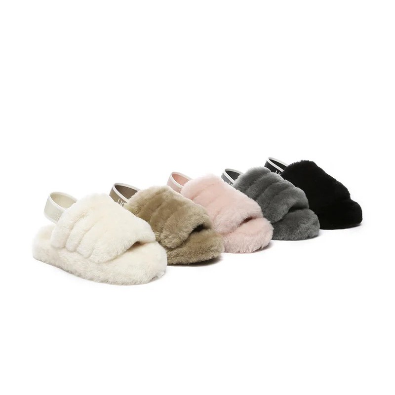 UGG Enfants Sling glissière moelleuse rose