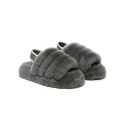 UGG Enfants Sling glissière moelleuse gris