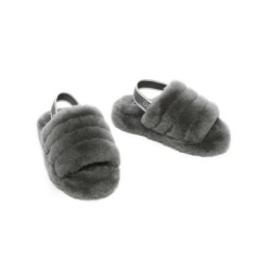 UGG Enfants Sling glissière moelleuse gris