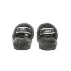 UGG Enfants Sling glissière moelleuse gris