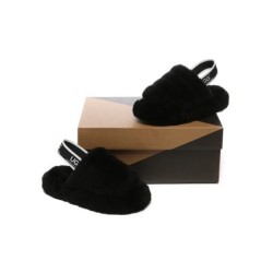 UGG Enfants Sling glissière moelleuse noir