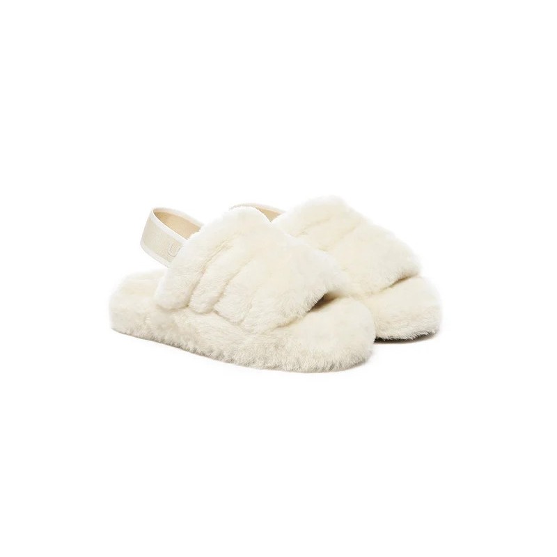 UGG Enfants Sling glissière moelleuse Crème