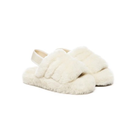 UGG Enfants Sling glissière moelleuse Crème