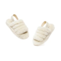 UGG Enfants Sling glissière moelleuse Crème