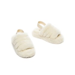 UGG Enfants Sling glissière moelleuse Crème