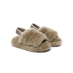UGG Enfants Sling glissière moelleuse marron