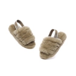 UGG Enfants Sling glissière moelleuse marron