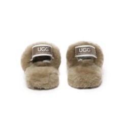 UGG Enfants Sling glissière moelleuse marron