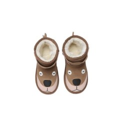 Ugg bottes enfants peau de mouton laine kangourou Châtaigne