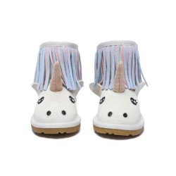 Ugg bottes enfants en peau de mouton laine Licorne Sand