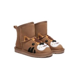 UGG enfants bottes tigre en laine de mouton