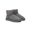 Ugg double face en peau de mouton laine cheville Mini Classic Boots gris