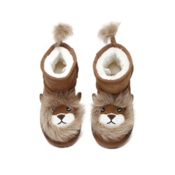 UGG enfants bottes en peau de mouton en laine lion
