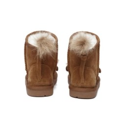 UGG enfants bottes en peau de mouton en laine lion